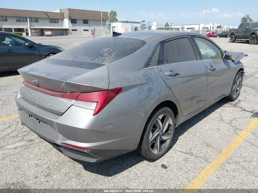 Vin: kmhln4aj9pu055543, lot: 46329018, hyundai elantra hybrid limited 20234