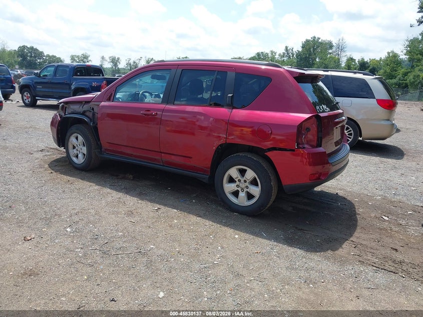 Vin: 1c4njcea0hd118902, lot: 46329038, jeep compass latitude 20173