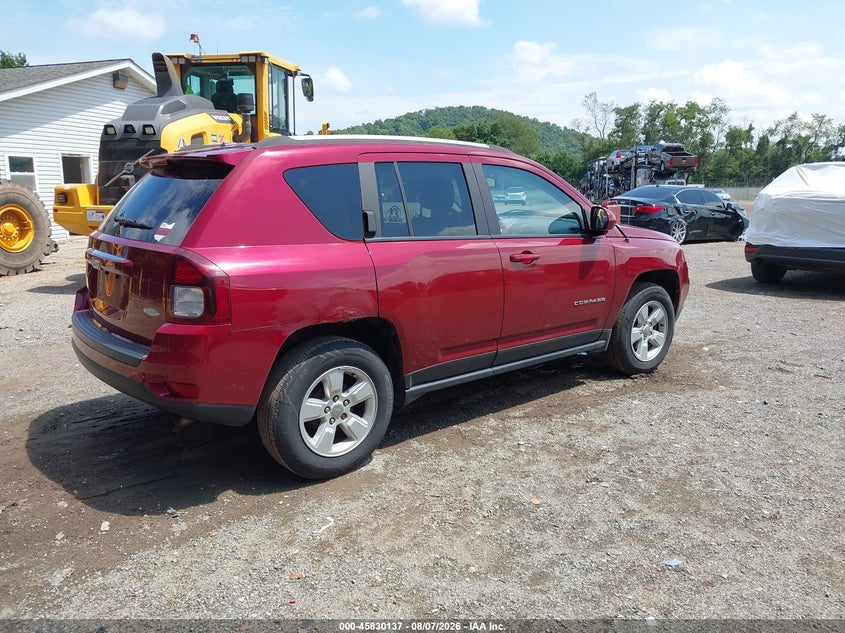 Vin: 1c4njcea0hd118902, lot: 46329038, jeep compass latitude 20174