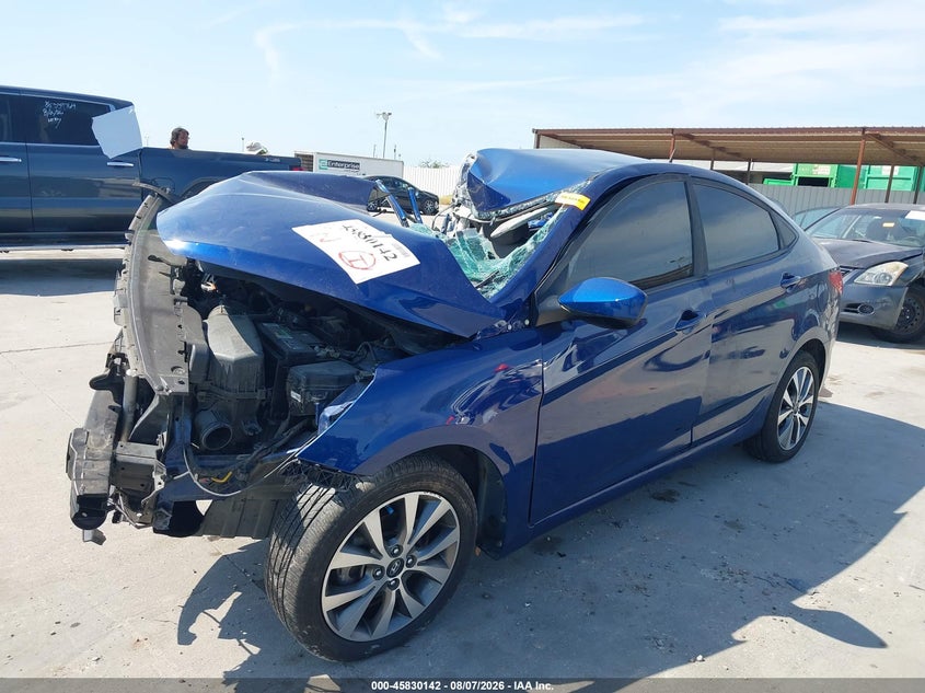Vin: kmhct4ae3hu320225, lot: 46329043, hyundai accent value edition 20172