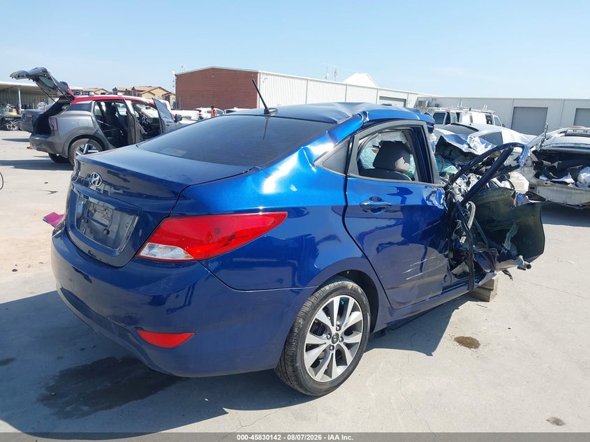 Vin: kmhct4ae3hu320225, lot: 46329043, hyundai accent value edition 20174
