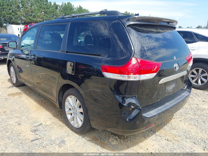 Vin: 5tddk3dc6es081964, lot: 46329048, toyota sienna xle/limited 20143