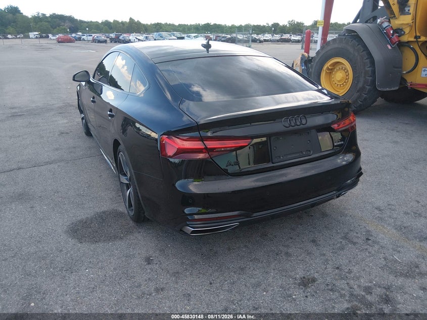Vin: waufacf52na039991, lot: 46329049, audi a5 sportback premium plus 45 tfsi s line quattro s tronic 20223