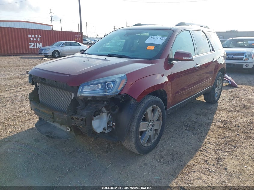 Vin: 1gkkrskd2hj273073, lot: 46329064, gmc acadia limited 20172