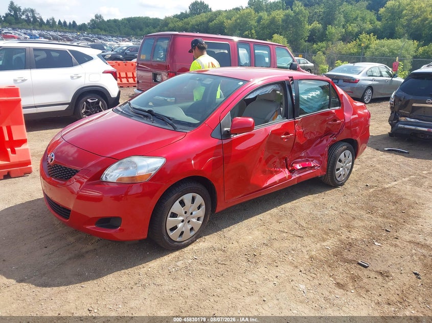 Vin: jtdbt4k39a1361687, lot: 46329080, toyota yaris 20102