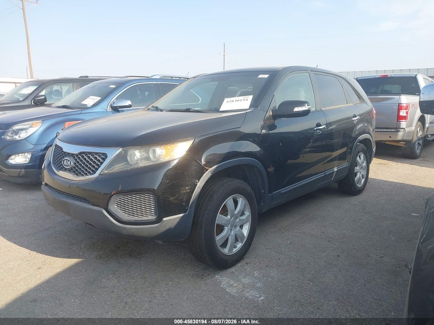 Vin: 5xykt3a12bg016173, lot: 46329095, kia sorento lx 20112