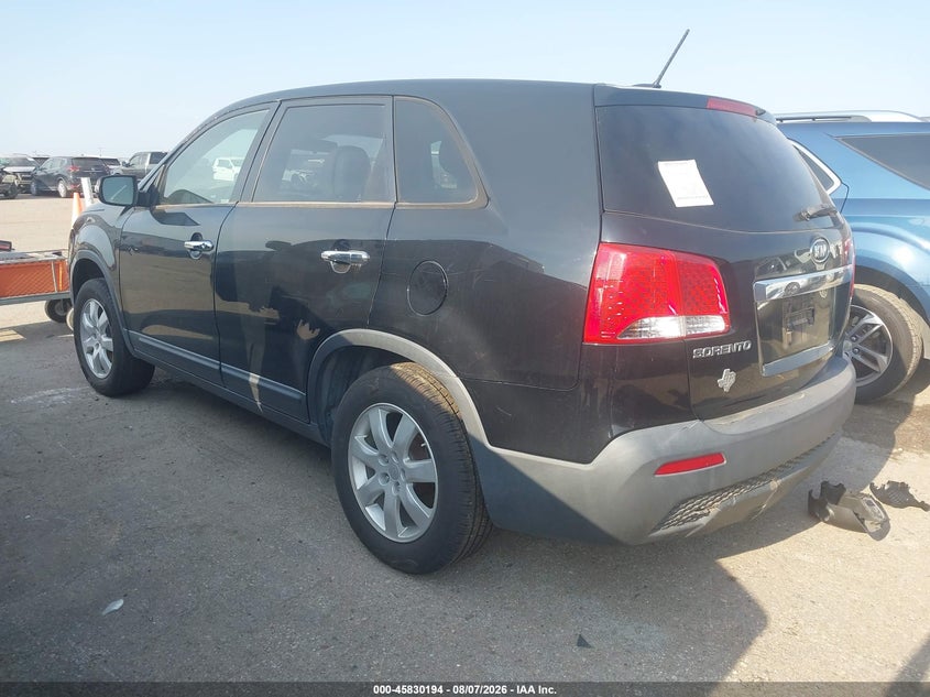 Vin: 5xykt3a12bg016173, lot: 46329095, kia sorento lx 20113
