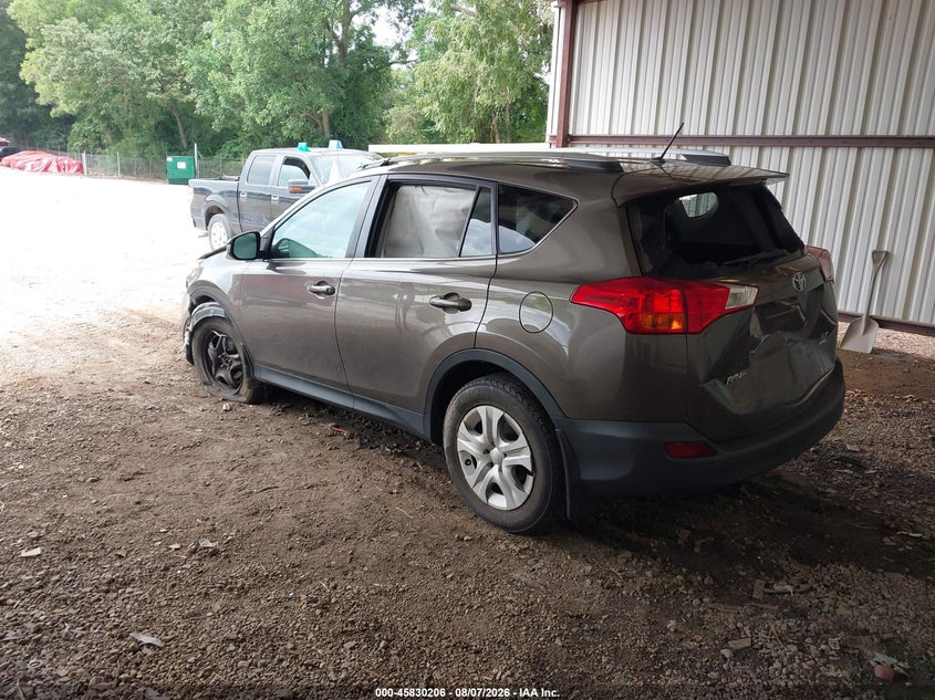 Vin: 2t3bfrev9fw265245, lot: 46329107, toyota rav4 le 20153