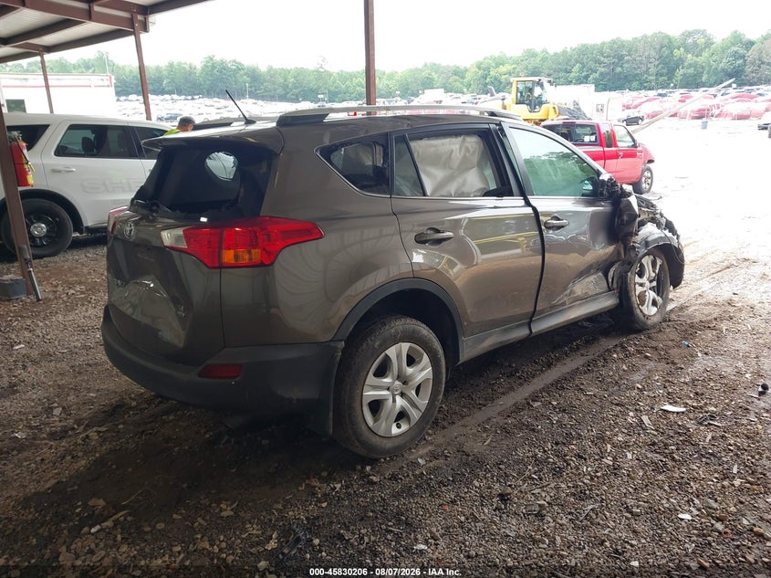 Vin: 2t3bfrev9fw265245, lot: 46329107, toyota rav4 le 20154