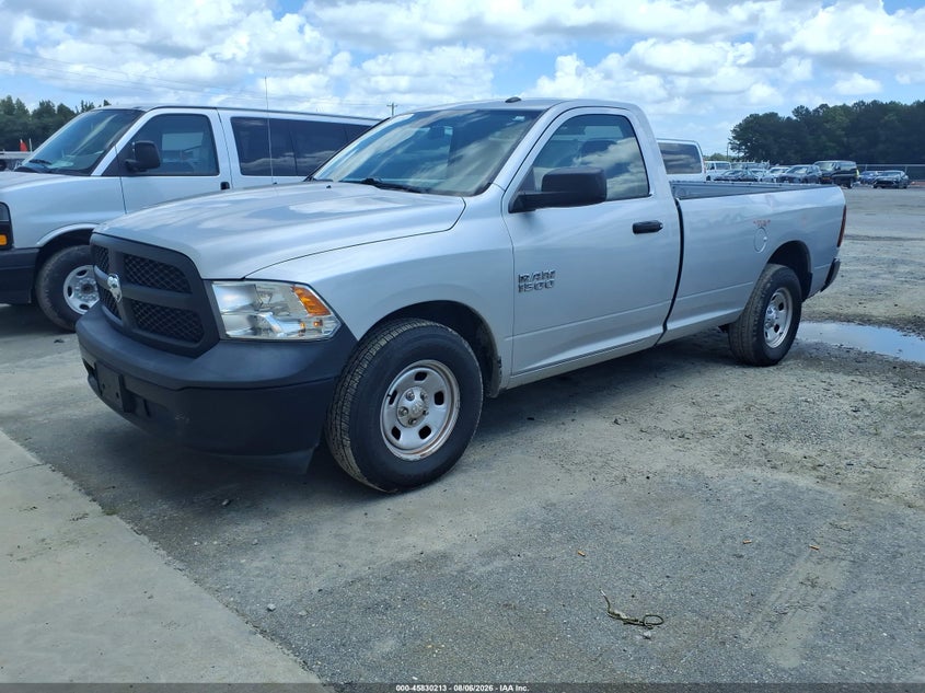 Vin: 3c6jr6dg7hg764897, lot: 46329114, ram 1500 tradesman  4x2 8' box 20172