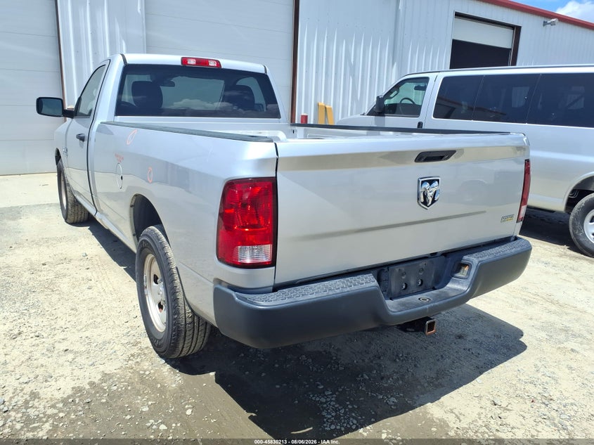 Vin: 3c6jr6dg7hg764897, lot: 46329114, ram 1500 tradesman  4x2 8' box 20173