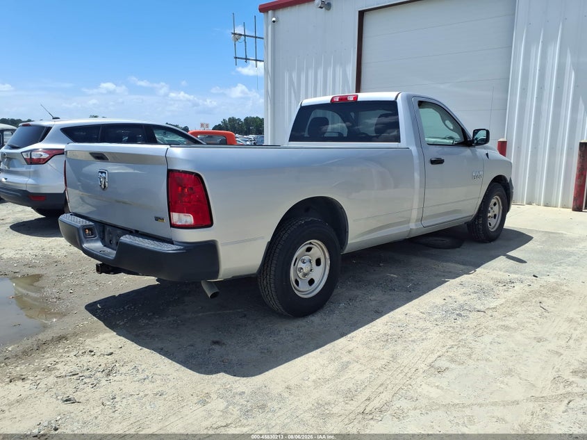 Vin: 3c6jr6dg7hg764897, lot: 46329114, ram 1500 tradesman  4x2 8' box 20174