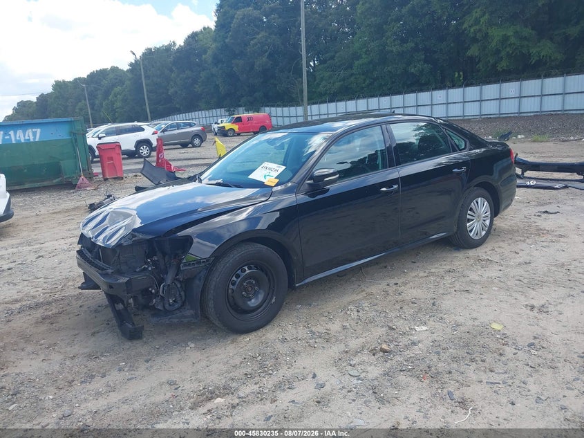 Vin: 1vwat7a3xfc069733, lot: 46329136, volkswagen passat 1.8t s 20152