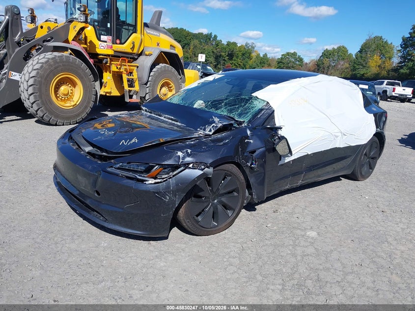 Vin: 5yj3e1ea8sf884828, lot: 46329148, tesla model 3 long range rear-wheel drive 20252