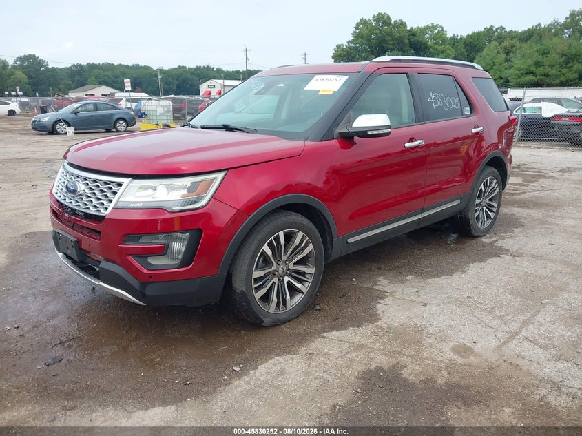 2016 Ford Explorer, Правый бок, IAAI, VIN 1FM5K8HT2GGA55608 — фото 2