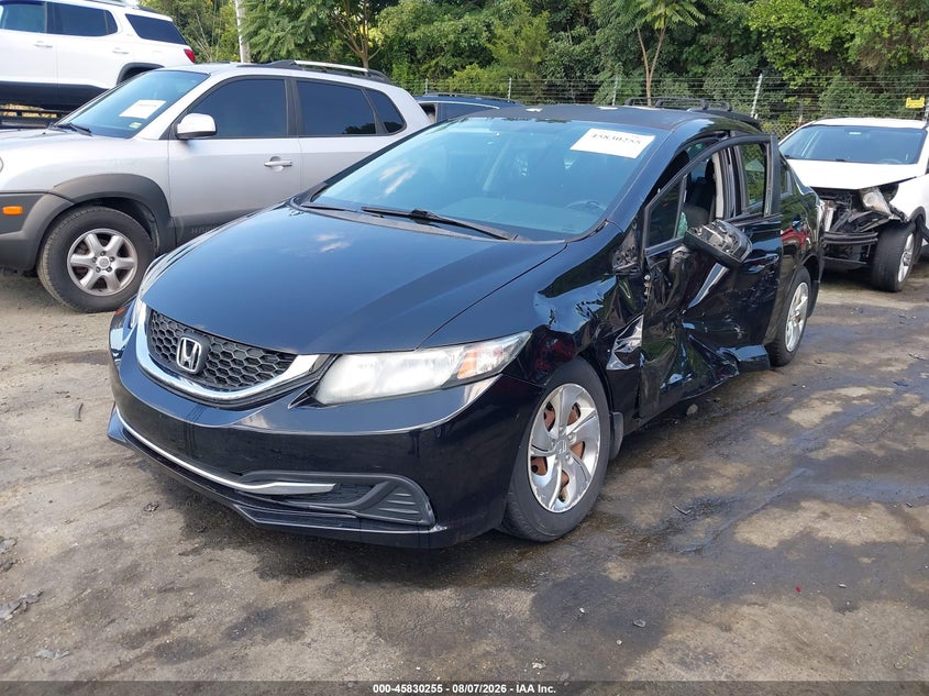 Vin: 19xfb2f56fe074199, lot: 46329156, honda civic lx 20152