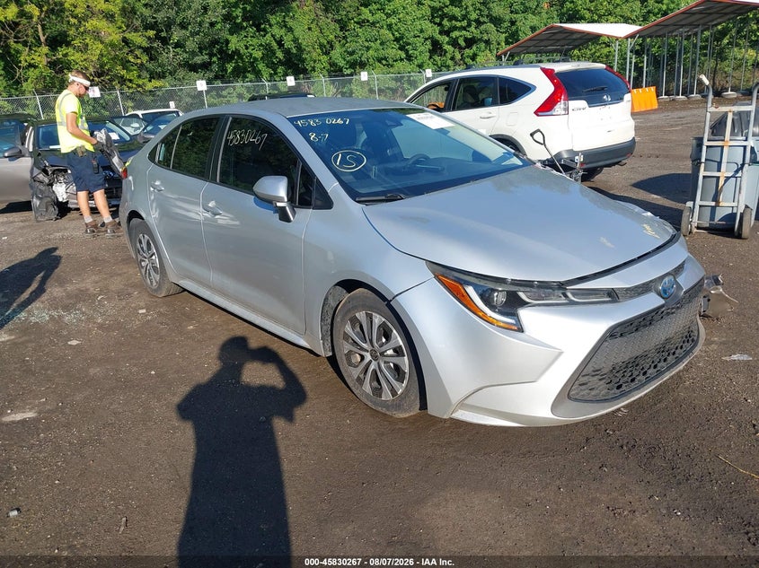 Vin: jtdeamde9mj006587, lot: 46329168, toyota corolla hybrid le 2021 img_1