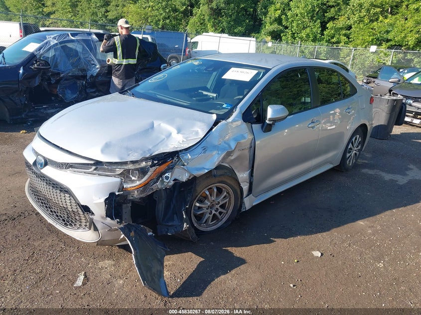 Vin: jtdeamde9mj006587, lot: 46329168, toyota corolla hybrid le 20212
