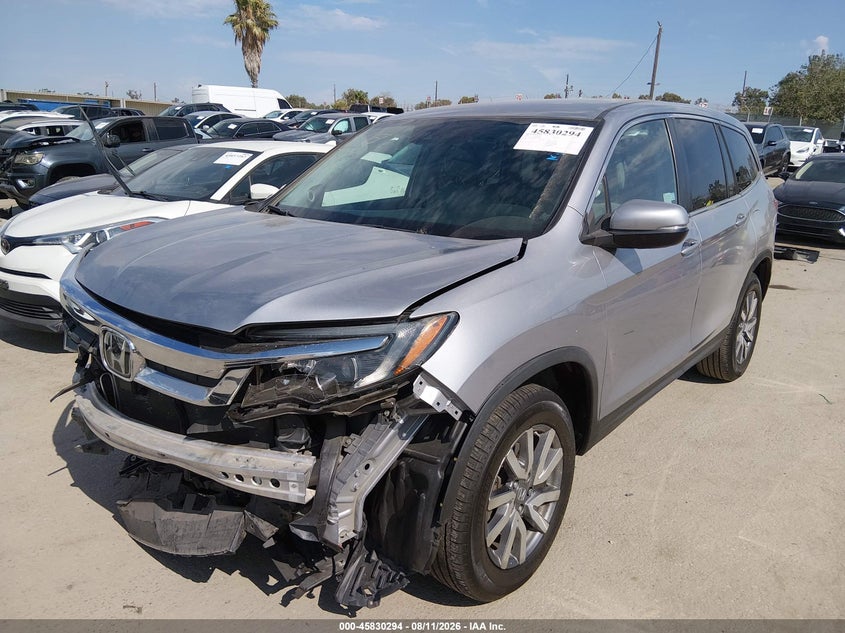 Vin: 5fnyf5h32kb025838, lot: 46329195, honda pilot ex 20192
