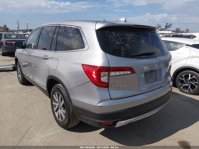 Vin: 5fnyf5h32kb025838, lot: 46329195, honda pilot ex 20193