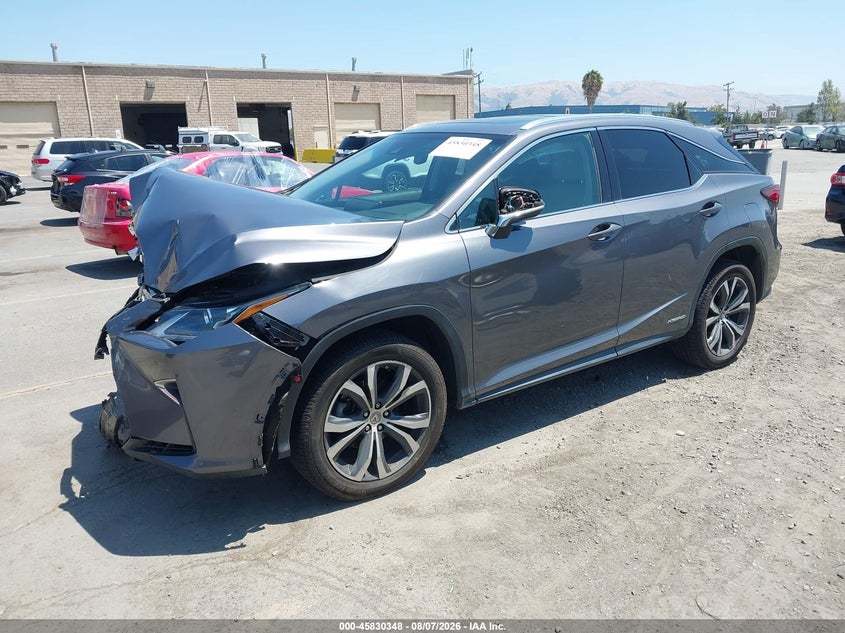 Vin: 2t2bgmca5gc006002, lot: 46329249, lexus rx 450h 20162