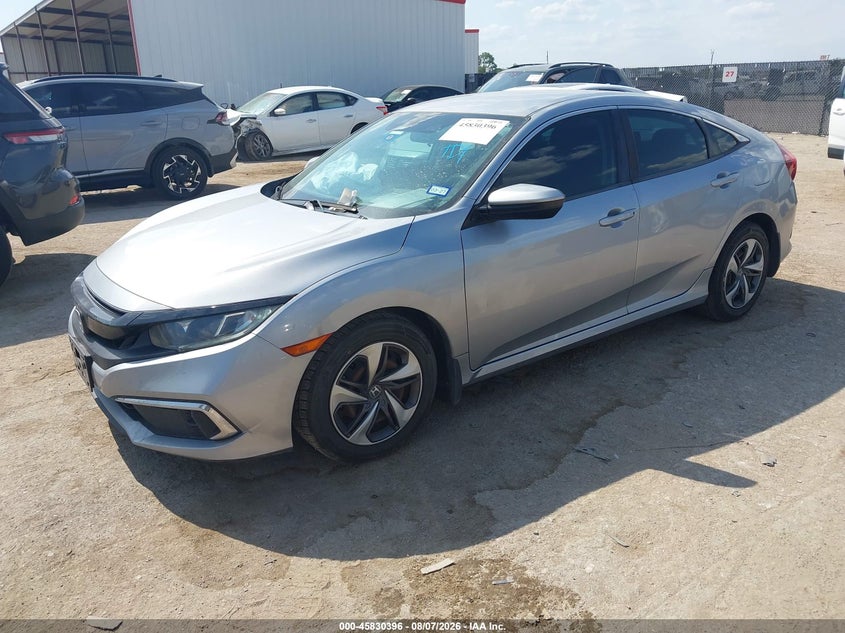 Vin: 19xfc2f62ke049557, lot: 46329297, honda civic lx 20192