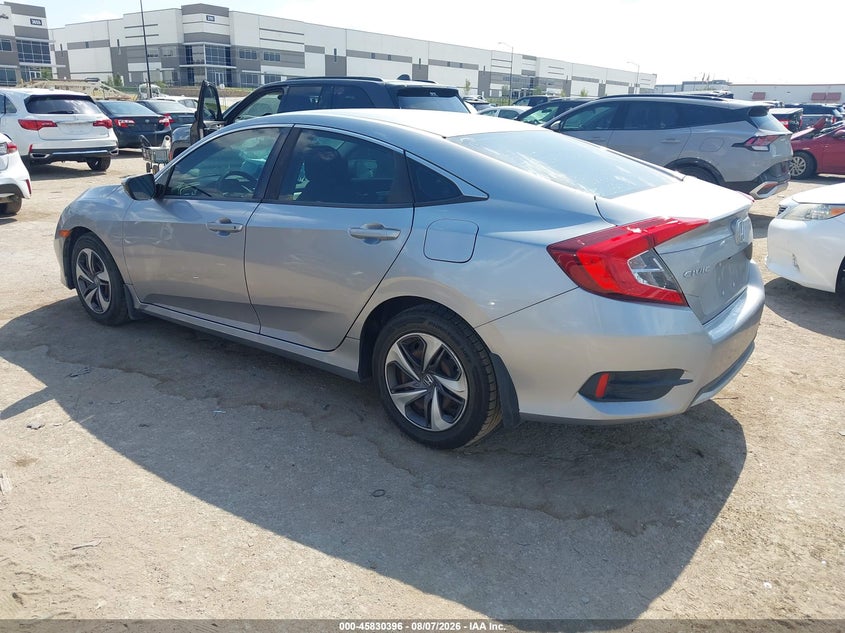 Vin: 19xfc2f62ke049557, lot: 46329297, honda civic lx 20193
