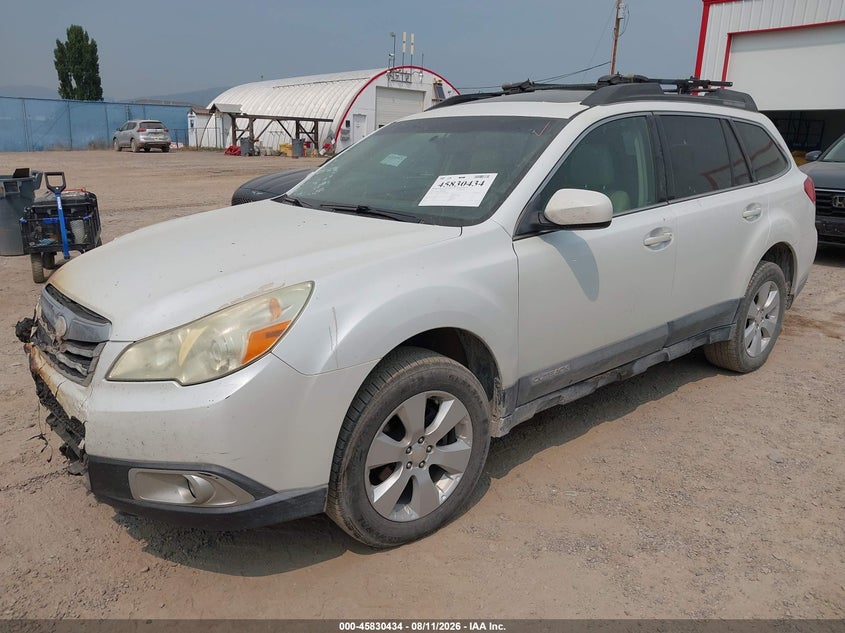 2011 Subaru Outback 2.5I Limited, Exterior Burn, IAAI, VIN 4S4BRBKC7B3338638 — photo 2