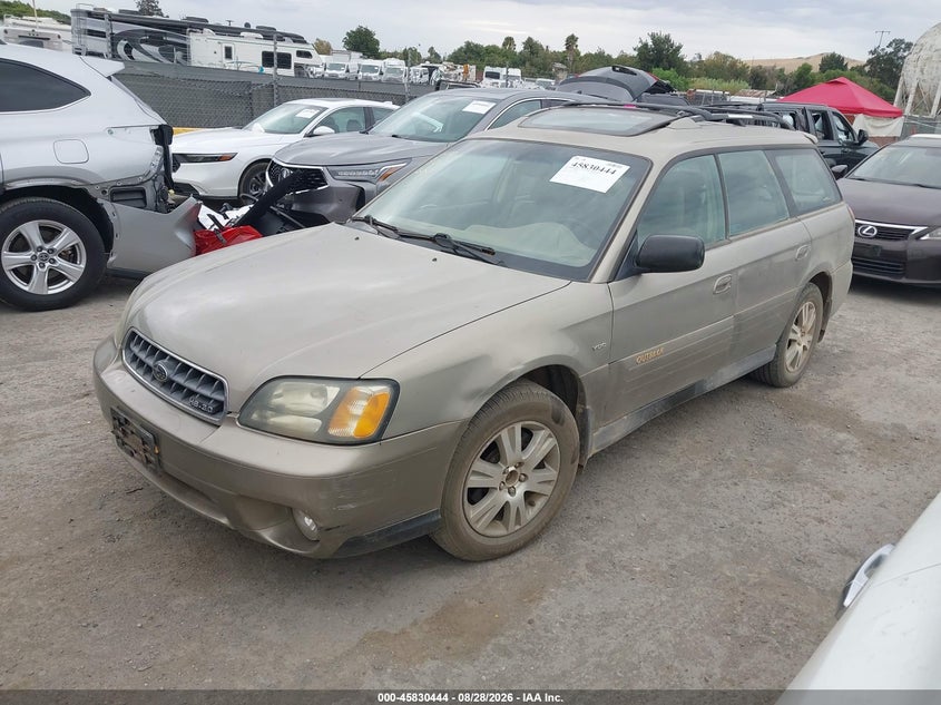 2004 SUBARU OUTBACK WAGON 3.0L H-6 DOHC, 212HP