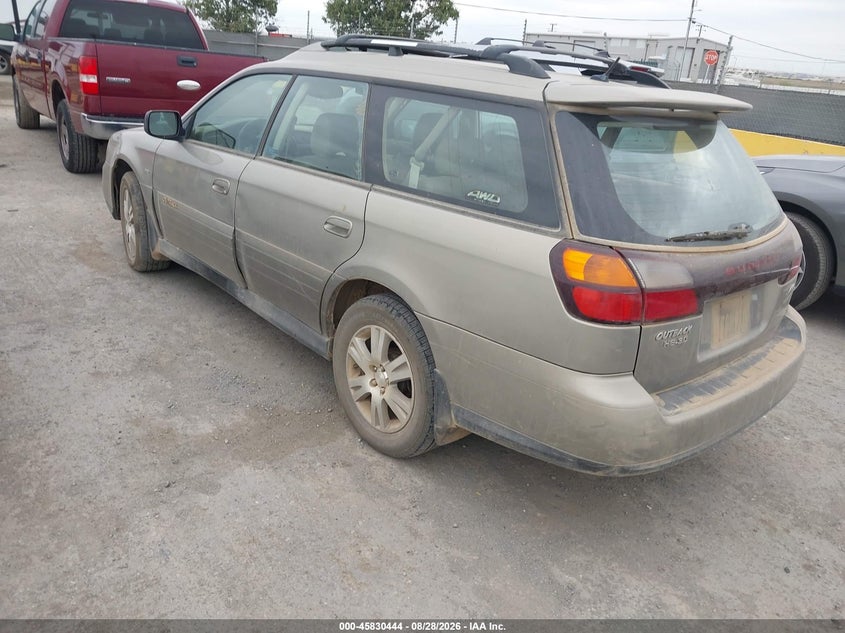 2004 SUBARU OUTBACK WAGON 3.0L H-6 DOHC, 212HP