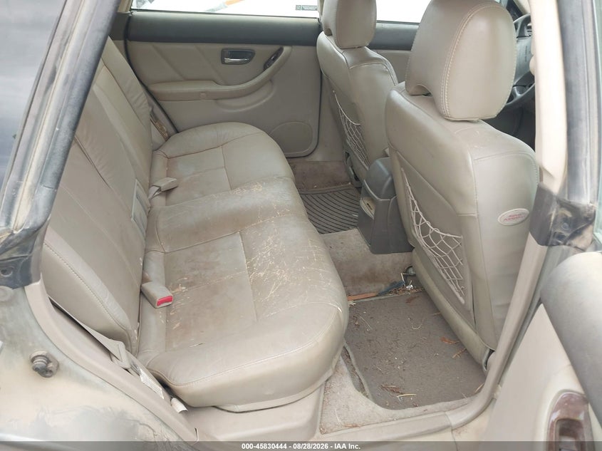2004 SUBARU OUTBACK WAGON 3.0L H-6 DOHC, 212HP