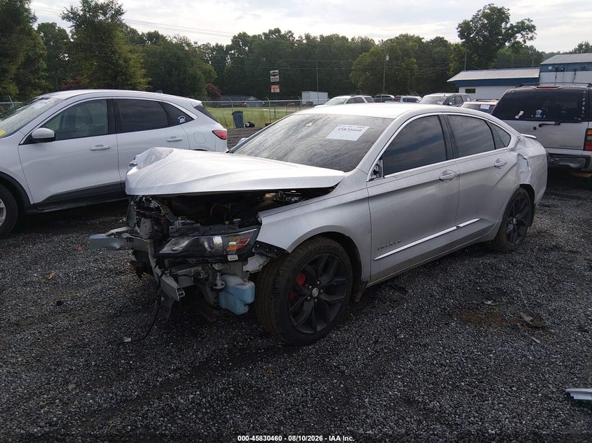 2016 Chevrolet Impala, Front & Rear, IAAI, VIN 2G1145S34G9121832 — photo 2