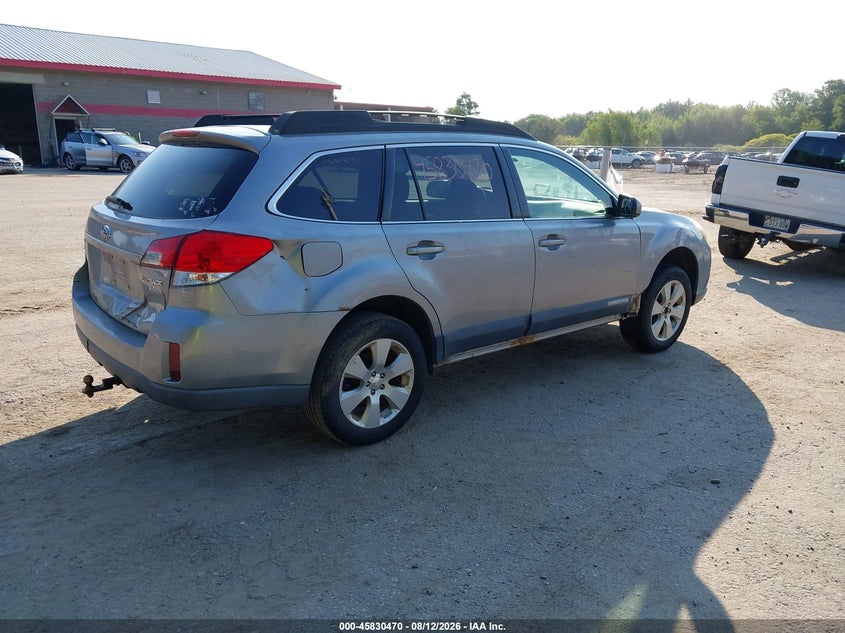 2011 SUBARU OUTBACK auction photo 4