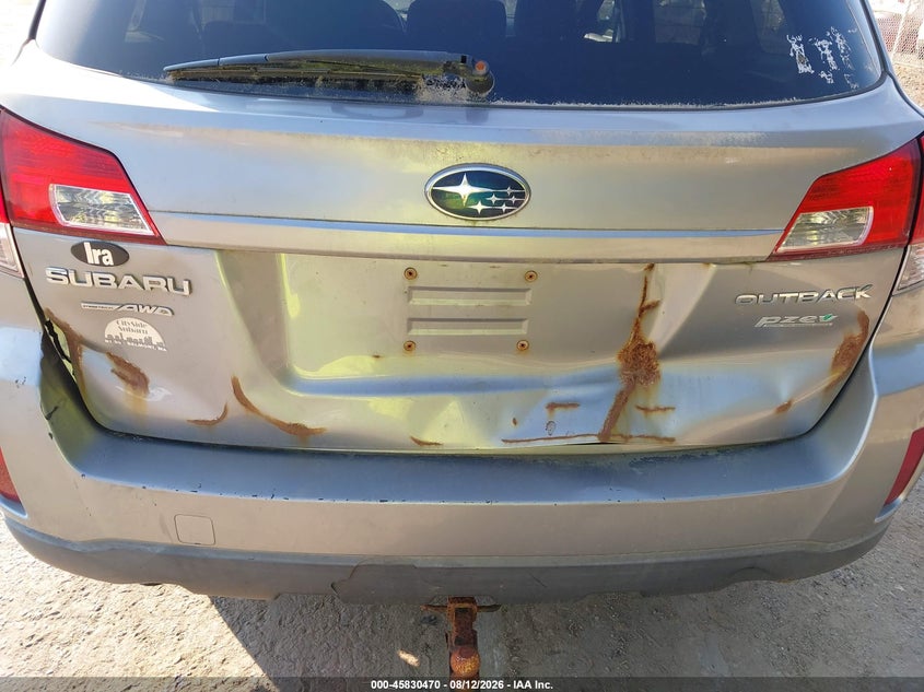 2011 SUBARU OUTBACK auction photo 6
