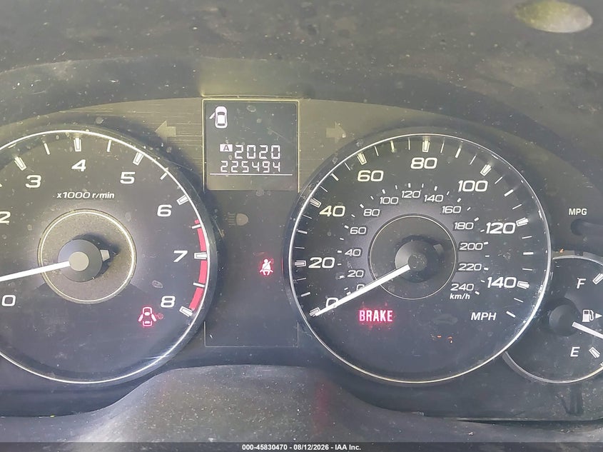 2011 SUBARU OUTBACK auction photo 7