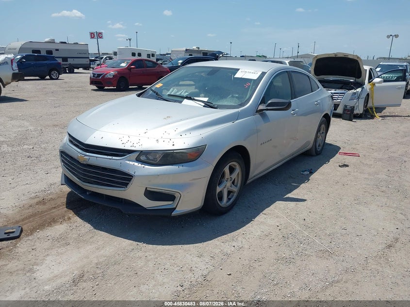 Vin: 1g1zb5st2gf305523, lot: 46329384, chevrolet malibu ls 20162