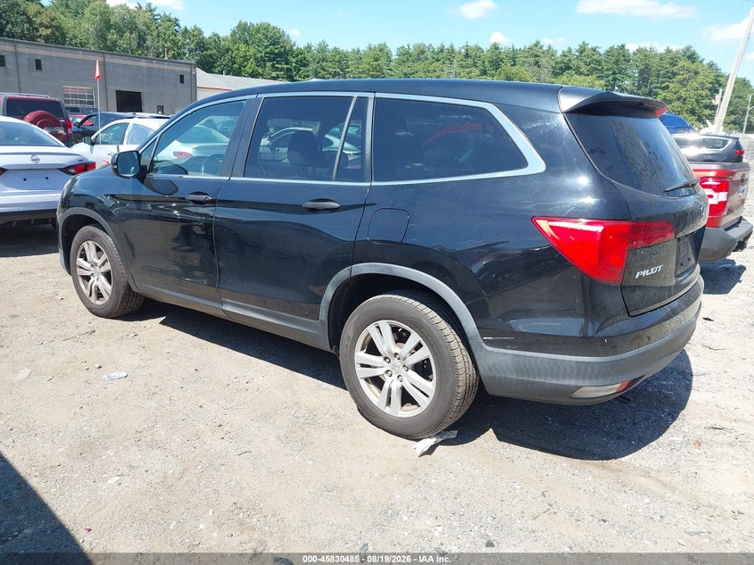 2016 HONDA PILOT SPORT UTILITY VEHICLE 3.5L V-6 DI, VVT, 280HP