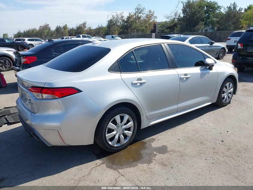Vin: 5yfeprae2lp138486, lot: 46329395, toyota corolla le 20204