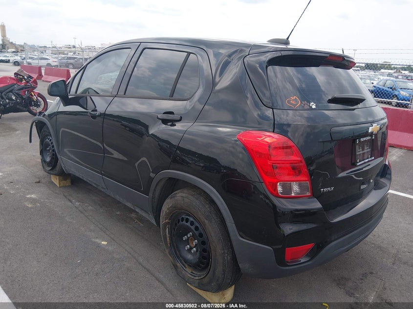 Vin: 3gncjksb3jl404412, lot: 46329403, chevrolet trax ls 20183