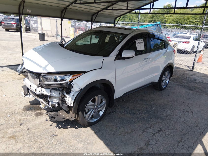 Vin: 3czru6h7xkm724403, lot: 46329460, honda hr-v ex-l 20192