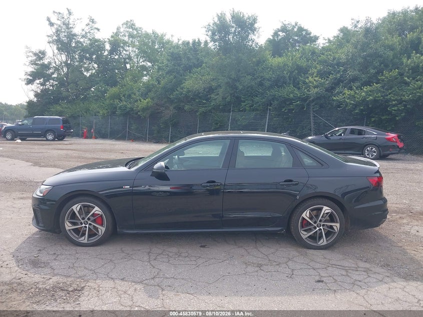 AUDI A4 2023 VIN WAUEAAF45PA001553