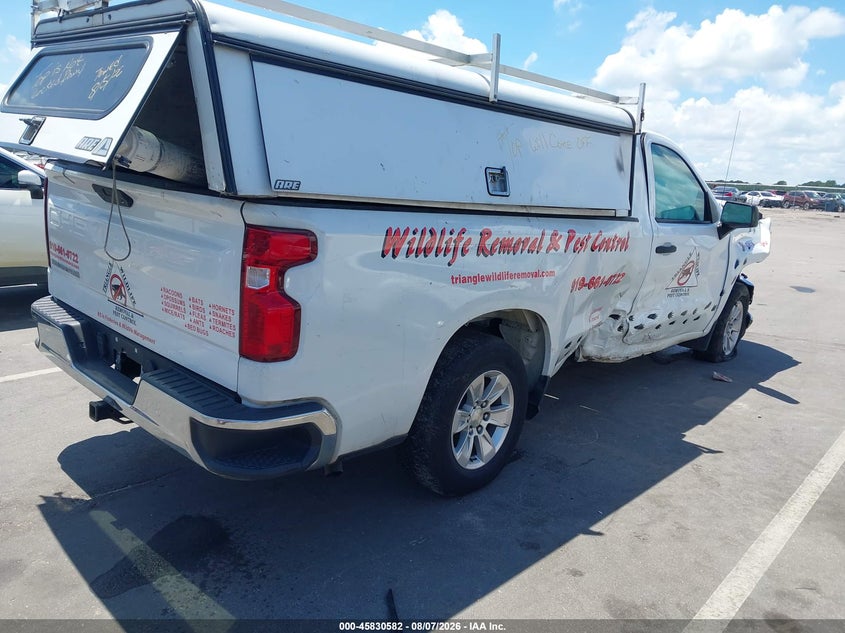 Vin: 3gcnwaef6lg290381, lot: 46329483, chevrolet silverado 1500 2wd  long bed wt 20204