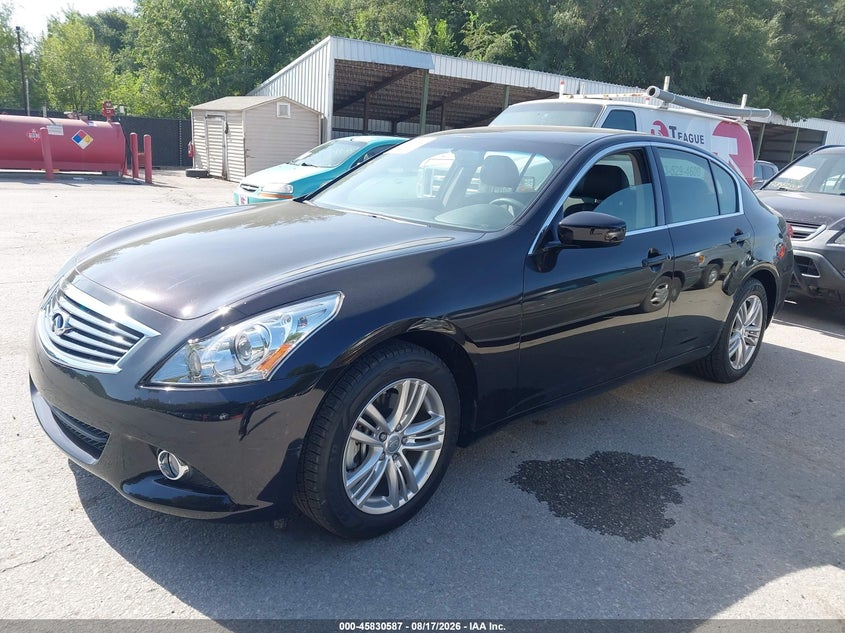 2012 INFINITI G SEDAN 3.7L V-6 DOHC, VVT, 328HP