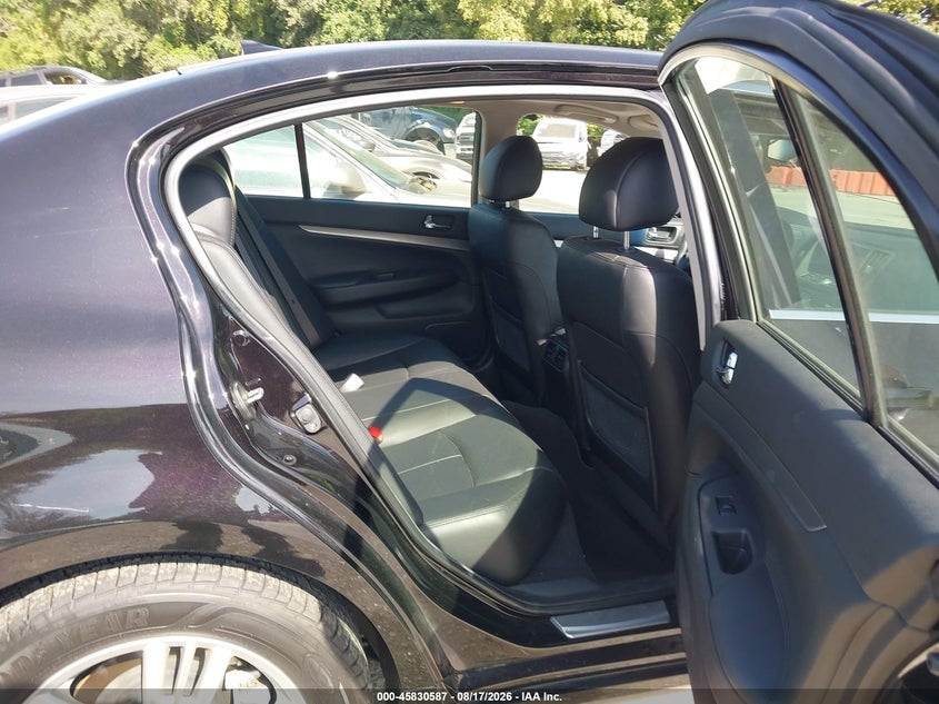 2012 INFINITI G SEDAN 3.7L V-6 DOHC, VVT, 328HP