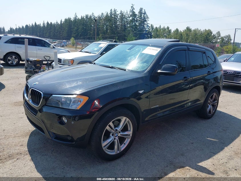 2013 BMW X3, Right Side, IAAI, VIN 5UXWX9C58DL874519 — photo 2