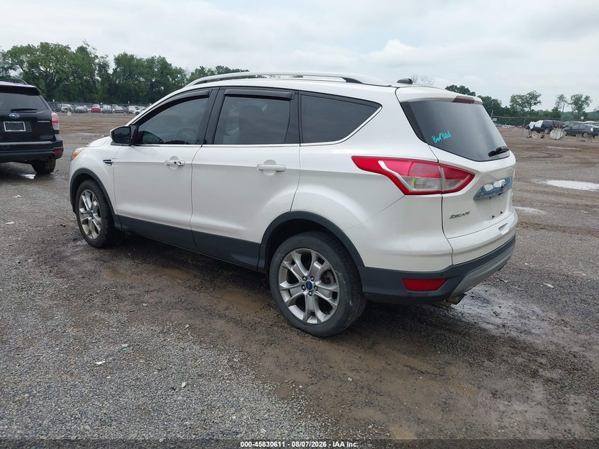 Vin: 1fmcu9j99eue45495, lot: 46329512, ford escape titanium 20143