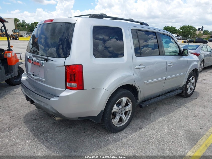 Vin: 5fnyf3h44db029308, lot: 46329514, honda pilot ex 20134