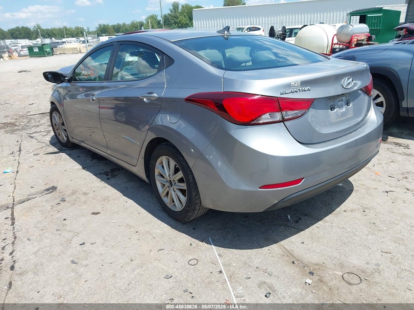 Vin: kmhdh4ae6eu122630, lot: 46329527, hyundai elantra se 20143