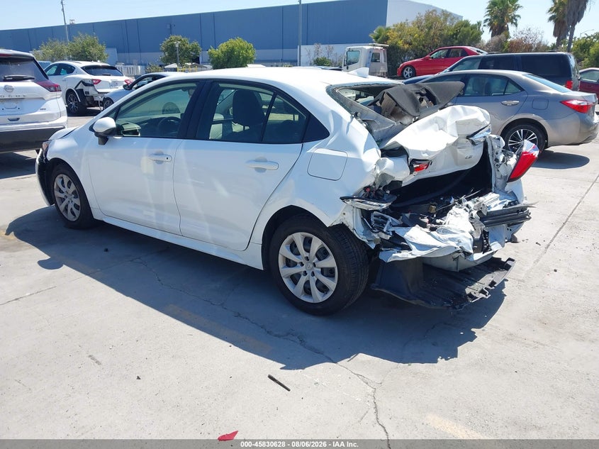 Vin: jtdepmae0n3033329, lot: 46329529, toyota corolla le 20223