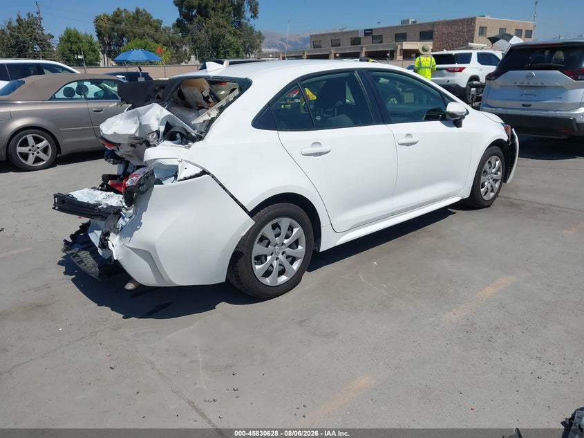 Vin: jtdepmae0n3033329, lot: 46329529, toyota corolla le 20224